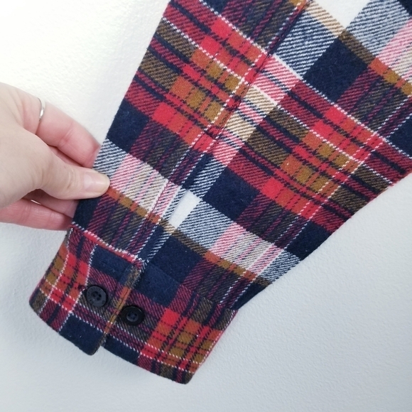 RAINFOREST Flannel Plaid Button Front Shirt NWT - Picture 9 of 11